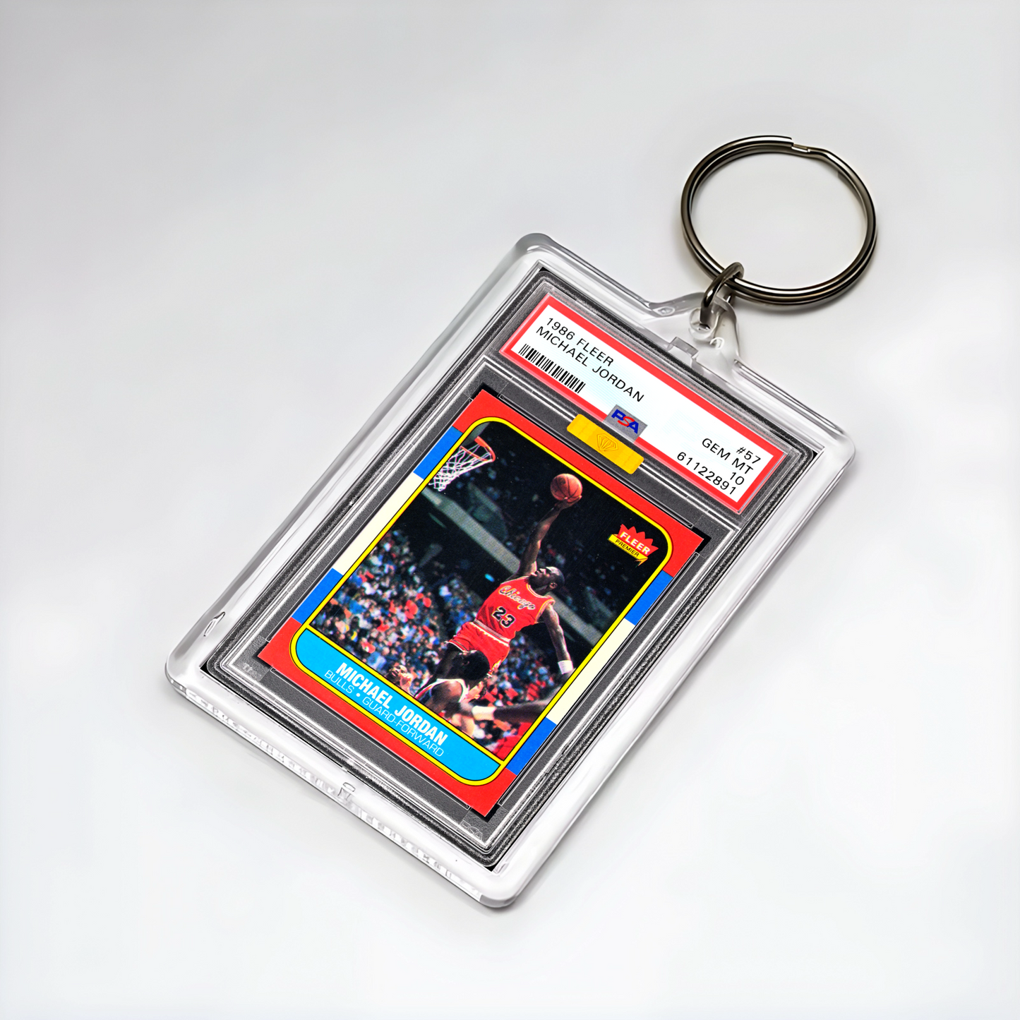 Michael Jordan - Fleer 86’ Keychain