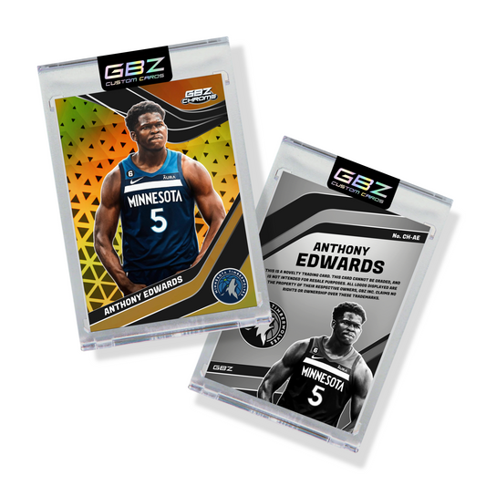 GBZ Chrome - Anthony Edwards - Gold Refractor