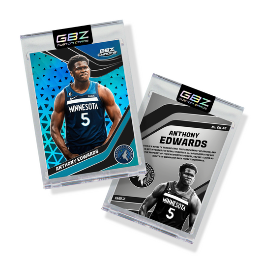GBZ Chrome - Anthony Edwards - Blue Refractor