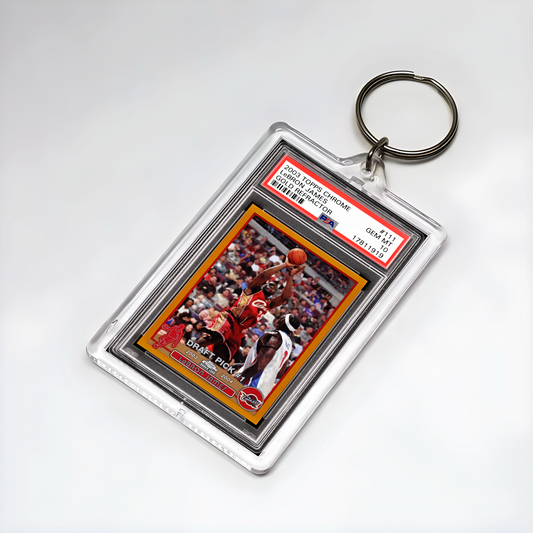 LeBron James - 03’ Topps Chrome Keychain