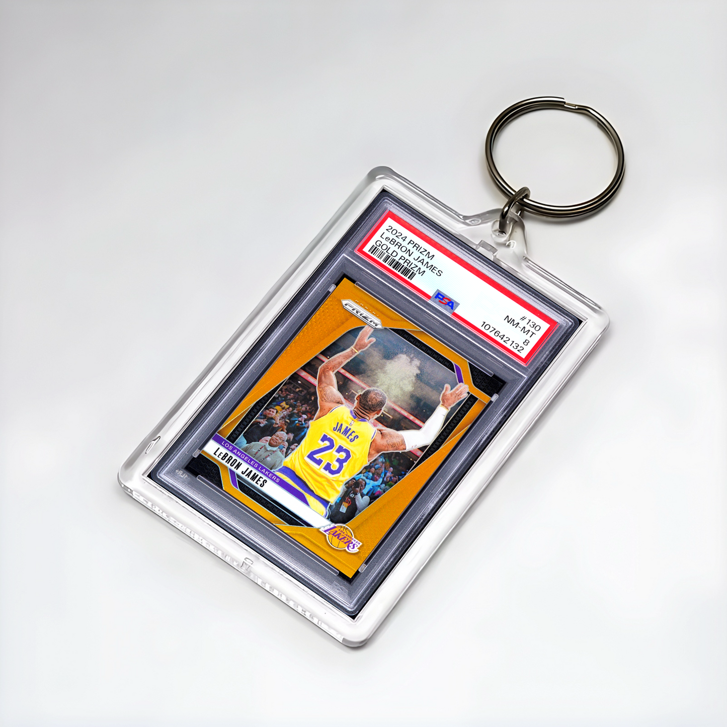 LeBron James - Gold Prizm Keychain