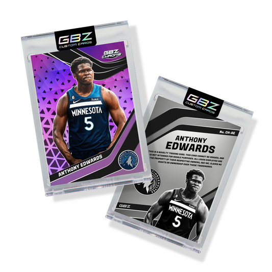 GBZ Chrome - Anthony Edwards - Purple Refractor